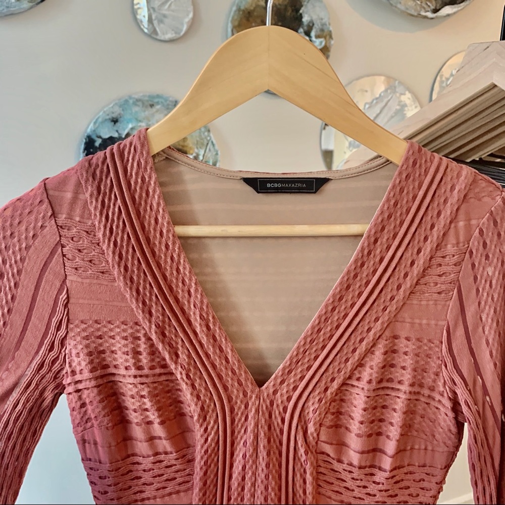 Valentine’s Day ✨ pink classy long sleeved dress